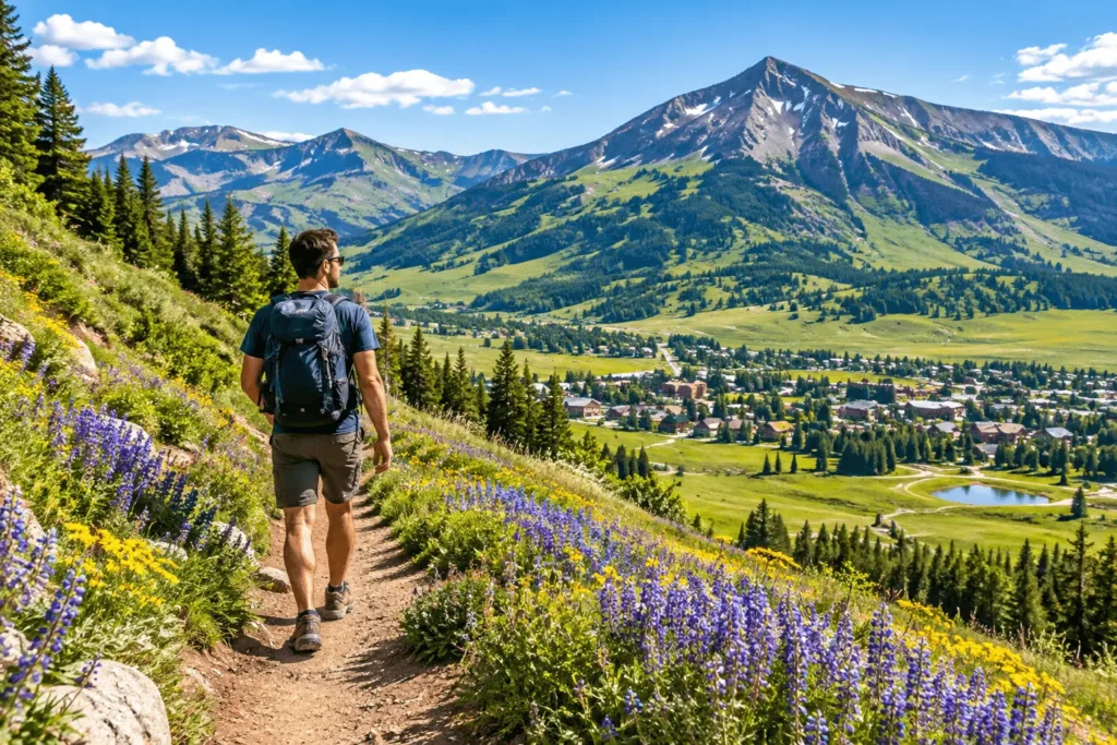 Alpine-Trail-Overlooking-a-Mountain-Valley-Crested-Butte-Colorado-summer-hikes